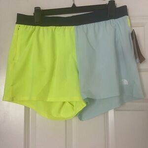 The North Face colorblock shorts L